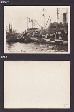 UNITED STATES, Postcard, U.S. ships at Brest, RPPC, WWI picture