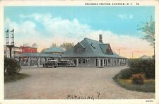 1920's RR Station Chatham NY post card Columbia county picture