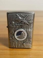 Zippo Oil Lighter DEFENDERS OF FREEDOM picture