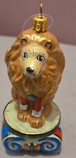 Lion NWT Dillards Trimmings Christmas Big Top Circus Tidings Ornament Poland picture