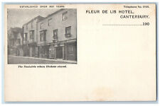 c1950's Hostelrie Fleur De Lis Hotel Canterbury Sandwich England Postcard picture