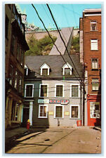 c1950's Funicular Linking Lower-Town to Upper-Town Dufferin Terrace CAN Postcard picture