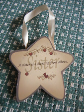  “Sister” Wooden Star Ornament picture