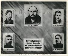 1968 Press Photo Vladimir Ilyich Ulyanov, Known as Lenin, and Associates picture