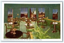 Chicago Illinois Postcard Allerton Hotel Midnight Skyline From Tip Top Tap c1940 picture