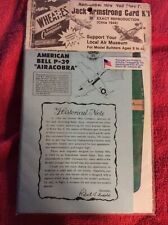 JACK ARMSTRONG CARD KIT REPRODUCTION AMERICAN BELL P-39 AIRACOBRA AIRPLANE TOY picture