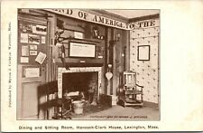 POSTCARD SITTING ROOM HANCOCK-CLARK HOUSE, LEXINGTON, MASSACHUSETTS picture