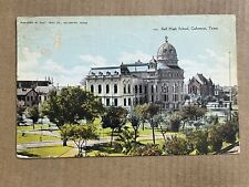 Postcard Galveston TX Texas Ball High School Vintage 1908 PC picture