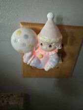 Precious Moments Night Light Clown Pastel Colors Ceramic Electric Works 1994 picture