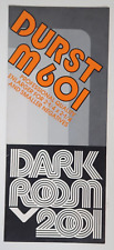 Dark Room 20001 Durst M601 Enlarger Paper Guide Vintage Paper Pamphlet picture