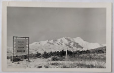 Entering & Leaving Adak National Forest Sign Adak Alaska RPPC Postcard c1950s C9 picture