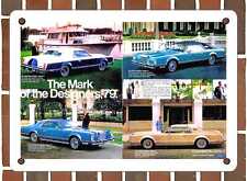 METAL SIGN - 1979 Lincoln Continental Mark V Designer Editions - 10x14 Inches picture