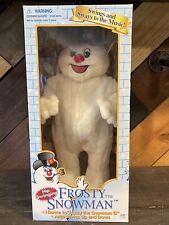 Vtg Gemmy Hip Swinging Frosty The Snowman Animated Singing Dancing In Box 1998 picture