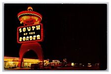 Hamer SC South of the Border Attraction Restaurant Motel Night View Postcard picture