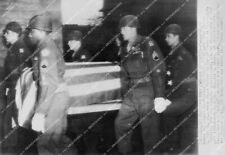 crp-40995 1945 Gen George S Patton's funeral GI pallbearers William J Meeks and picture