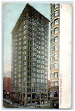 1912 Fisher Building Chicago Illinois IL Fowler MI Posted Antique Postcard picture
