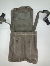 Original French army magazine pouch ammo bag case 5 cells mag  Warein Lille WW2? picture