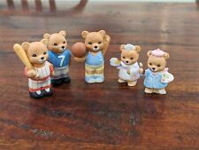 Vintage HomCo HOME INTERIORS  Bears lot of 5 Figurines picture