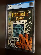 Fantastic Four #92 (1969) / CGC 8.5 / Thing cover / Silver Age comic picture