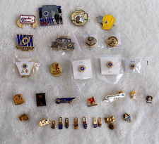 Vintage Lions Club Vest Pins - Lot of 31 Pins picture