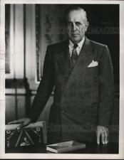 1951 Press Photo Statesman & Ford Foundation director Paul Hoffman - pia09510 picture