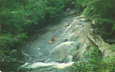 Slide Rock Looking Glass Creek Pisgah Forest NC Vintage View Postcard Unposted picture