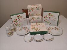 Vtg Avon Strawberry Porcelain Plates, Strawberry Guest Soaps, Napkin Rings More picture