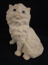 CYBIS White Persian / Angora Cat Sitting Up RARE ~ EXCELLENT picture