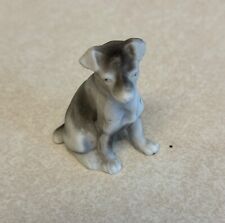 Vintage Miniature Porcelain Dog Figurine Japan picture