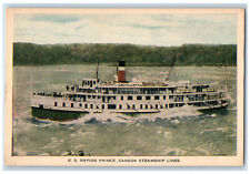 c1950's S.S Rapids Prince Canada Steamship Lines Unposted Vintage Postcard picture