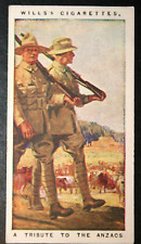ANZAC  Australian & New Zealand Army Corps   Vintage  1917 Tribute Card DD24MS picture