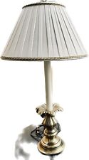 Vintage Stiffel Brass Table Lamp w/Shade picture