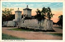 Old City Gates, St. Augustine, Florida FL Postcard picture