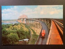 Postcard New Orleans LA - Huey P Long Bridge Across Mississippi River picture