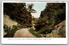 Kramer Indiana~Moores Hill Drive Near Mudlavia Health Resort~Vintage Postcard picture