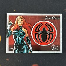 2023 2024 Upper Deck UD Marvel Flair Mary Jane (MJ) Watson Pin Flair Insert SP picture