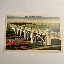 Allentown PA Pennsylvania, Eighth Street Bridge, Antique Vintage Postcard picture
