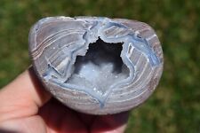 Dugway Geode Polished Thunderegg Crystal Quartz Agate Chalcedony Druzy Utah picture