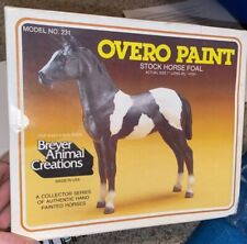 Breyer Overo Paint Stock Horse Foal No. 231 (Black & White, with Original Box) picture