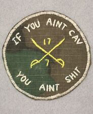 Army patch 5385: 7th Squadron, 17th Air Cavalry - VN made, hand-sewn picture