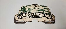 Vintage Shenandoah National Park License Plate Topper Virginia picture