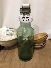 Antique French Porcelain top Lideale Marque Deposee Glass bottle picture