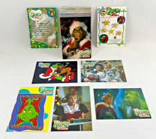 HOW THE GRINCH STOLE CHRISTMAS (Movie) COMPLETE CARD SET Jim Carrey w/ 2 PROMOS picture