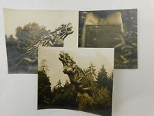 4x4.5 Lot of 3 Dragon Carving SS Empress Of Japan Photos Vintage Photographs picture