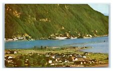 Postcard Skagway Harbor, Skagway AK Alaska I60 picture
