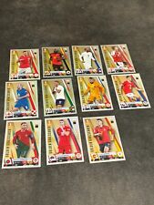 TOPPS MATCH ATTAX UEFA EURO 2024 GOLDEN GOALSCORER THE COMPLETE SET 11 CARDS picture