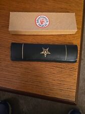 Vintage Order Of The Eastern Star Comb With Leather Case picture