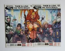 Original Sin #5.1 & 5.2 Thor & Loki The Tenth Realm #1 Angela's On Both Covers.  picture