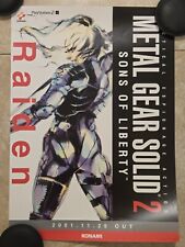 Metal Gear Solid 2 Sons of Liberty Raiden PS2 Promo Poster B3 picture