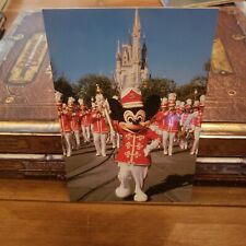 Walt Disney World Postcard RPPC Photo Mickey Mouse Band Parade Castle Orchestra picture